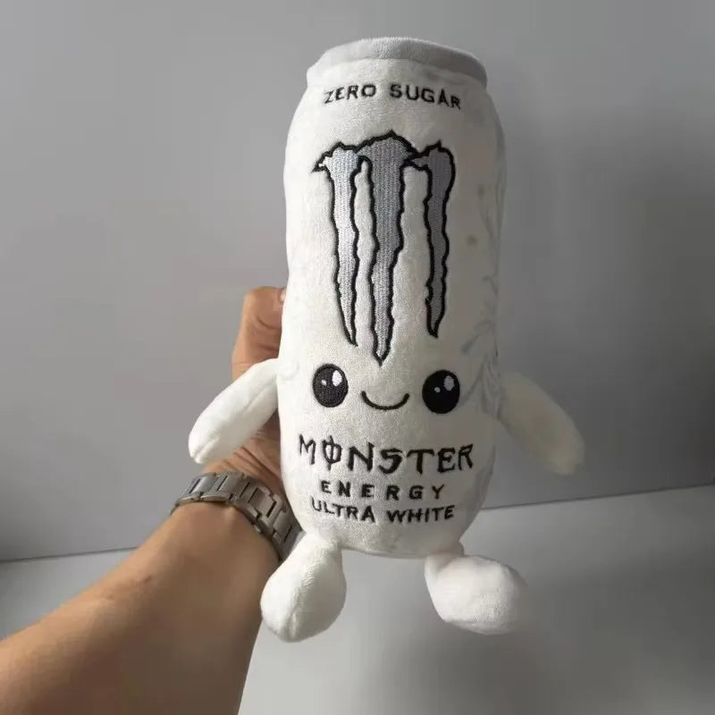 peluche Monster Energy lata branca