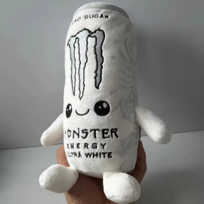 peluche Monster Energy lata branca