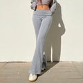 Pantalón Flare Gris – Alta Tendencia Y2K
